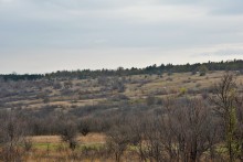 Осень в правобережье Северского Донца у станицы Усть-Быстрянской и Кундрюченских лесов