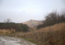 Скалистый гребень в долине реки Лихой