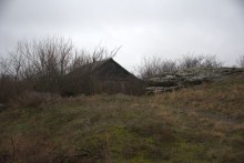 Скалистый гребень в долине реки Лихой