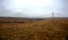 Скалистый гребень в долине реки Лихой