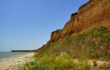 Берег в хуторе Рожок после шторма