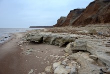 Берег в хуторе Рожок после шторма