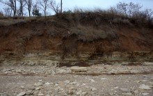 Берег в хуторе Рожок после шторма