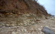 Берег в хуторе Рожок после шторма