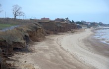 Берег в хуторе Рожок после шторма