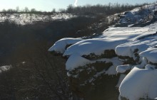 Снежно и морозно во всём крае нашем, и в долине Кундрючей, и на Прохоровских скалах