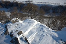 Снежно и морозно во всём крае нашем, и в долине Кундрючей, и на Прохоровских скалах