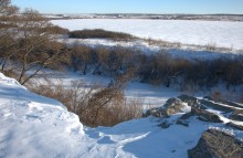 Снежно и морозно во всём крае нашем, и в долине Кундрючей, и на Прохоровских скалах