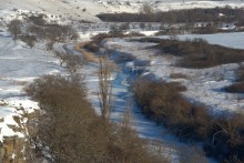 Снежно и морозно во всём крае нашем, и в долине Кундрючей, и на Прохоровских скалах