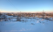 Снежно и морозно во всём крае нашем, и в долине Кундрючей, и на Прохоровских скалах