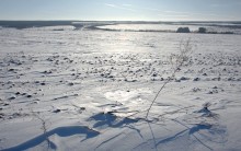Снежно и морозно во всём крае нашем, и в долине Кундрючей, и на Прохоровских скалах
