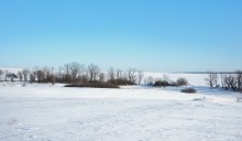 Снежно и морозно во всём крае нашем, и в долине Кундрючей, и на Прохоровских скалах