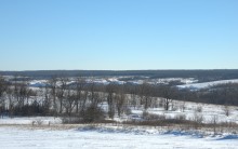 Снежно и морозно во всём крае нашем, и в долине Кундрючей, и на Прохоровских скалах
