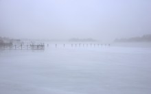 Оттепель и туман на Дону в январе