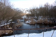 Подвесные мосты на реке Быстрой в хуторе Михайлов и посёлке Быстрогорском