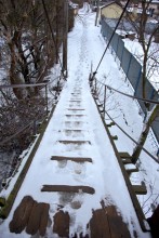 Подвесные мосты на реке Быстрой в хуторе Михайлов и посёлке Быстрогорском