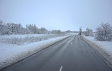 Снегопад и ледяной дождь в Донлесхозе и окрестностях