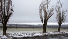 Снегопад и ледяной дождь в Донлесхозе и окрестностях