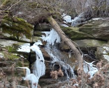 Водопад у Северского Донца