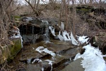 Водопад у Северского Донца