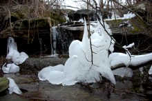 Водопад у Северского Донца