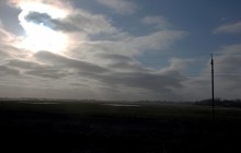 Февральское небо между Бессергеневской и Багаевской