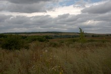 Горы на правом берегу реки Керчик