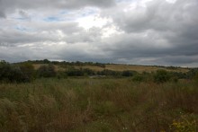 Горы на правом берегу реки Керчик