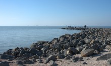 Утро и вечер на Ейской косе в начале марта