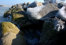 Утро и вечер на Ейской косе в начале марта