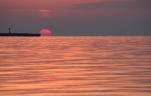 Утро и вечер на Ейской косе в начале марта