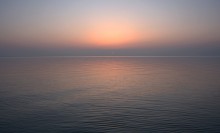 Утро и вечер на Ейской косе в начале марта