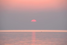 Утро и вечер на Ейской косе в начале марта