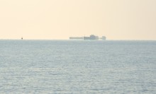 Утро и вечер на Ейской косе в начале марта