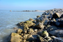 Утро и вечер на Ейской косе в начале марта