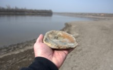 Хутор Михайловский на Северском Донце и стояка людей каменного века 