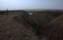 Большой овраг на берегу Северского Донца у хутора МСихайловский