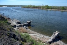 Старые элеваторы на Северском Донце у Нижнекудрючьей, Краснодонецкой и Усть-Быстрянской