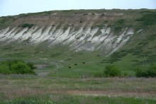 Меловые холмы, хутора и природа на правом берегу Дона в Шолоховском районе и Волгоградской области