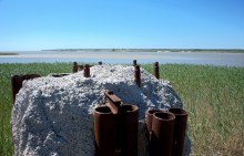 Находки у гарла Миусского лимана при низков уровне воды