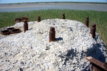 Находки у гарла Миусского лимана при низков уровне воды