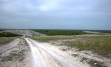 Меловые горы на Дону у хутора Мелоклетского