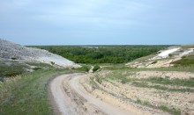 Меловые горы на Дону у хутора Мелоклетского