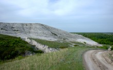Меловые горы на Дону у хутора Мелоклетского