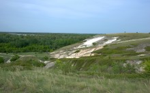 Меловые горы на Дону у хутора Мелоклетского