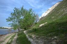 Меловые горы на Дону у хутора Мелоклетского