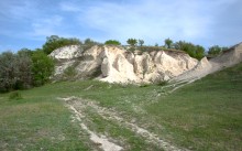 Меловые горы на Дону у хутора Мелоклетского