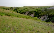 Меловые горы на Дону у хутора Мелоклетского