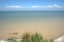 Азовское море, Таганрогский залив между Чумбур косой и Семибалками