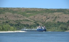 Дон у острова Поречный, Ракушечного яра и устья Сухого Донца